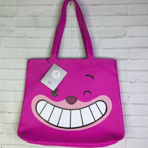 Disney Handbags - Disney Cheshire Cat Alice In Wonderland Pink Bag